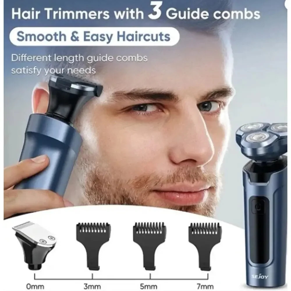 Sejoy 5-in-1 Electric Shaver Grooming Kit, Shaver, Trimmer, New In Open Box